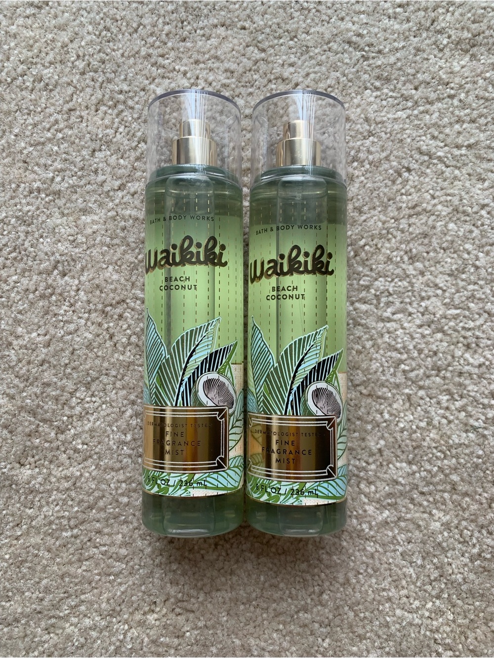 Bath & Body Works Waikiki Beach Coconut Fine Fragrance Mist - Green